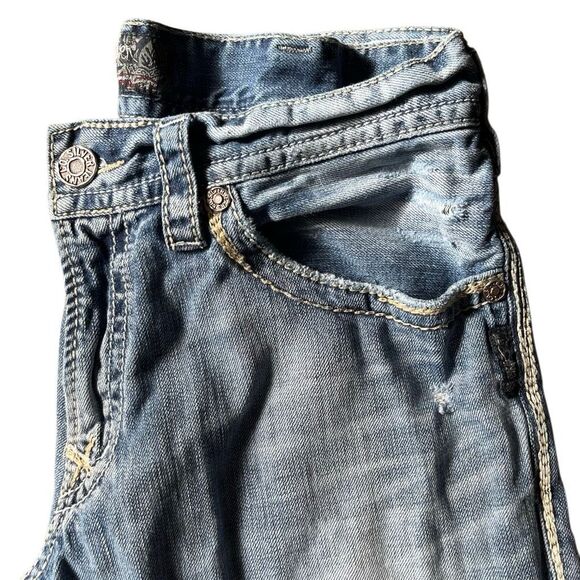 Mens Silver Zac Jeans - W34 L30 - 100% Cotton - Picture 10 of 15